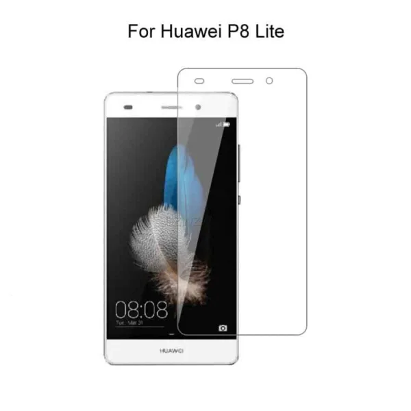 0-26mm-9H-Premium-Tempered-Glass-For-Huawei-P8-Lite-P8lite-Screen-Protector-Protective-Film-Glass.jpg Película de Vidro Temperado Huawei P8 Lite - Super Transparente