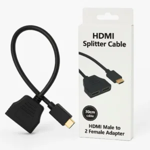 Divisor HDMI 1x2 – Macho para 2 Fêmea 30cm