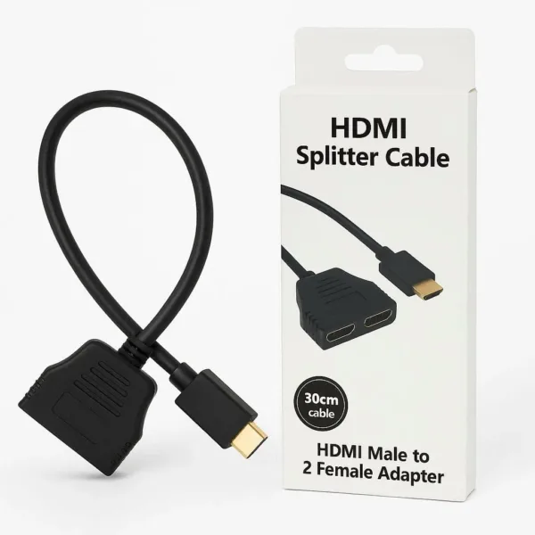 Divisor HDMI 1x2 – Macho para 2 Fêmea 30cm