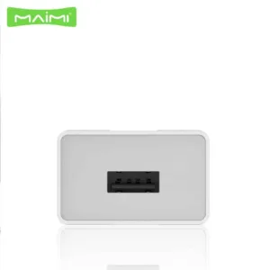 Adaptador de Corrente USB 2.4A Branco – Carregador 12W