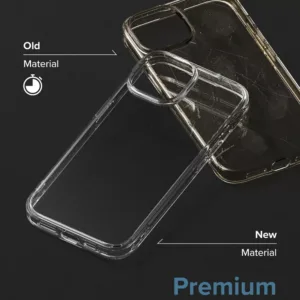 Capa iPhone 16 Pro Silicone Premium - Cristal Transparente
