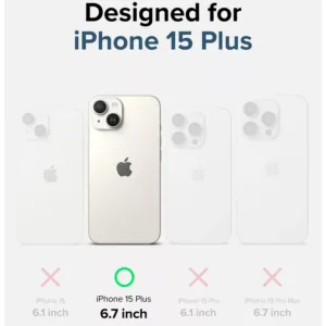 Capa iPhone 15 Plus Silicone Premium - Cristal Transparente