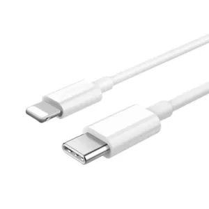Cabo USB C para iPhone Lightning 2.1A - PRITECH - 2M - Branco