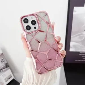 Capa iPhone 15 Plus Cromada Diamante