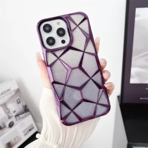 Capa iPhone 15 Plus Cromada Diamante