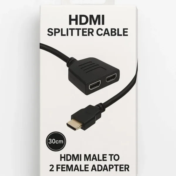 Divisor HDMI 1x2 – Macho para 2 Fêmea 30cm