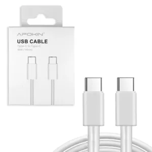Cabo USB C para USB C 60W - 1M
