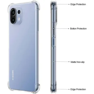 Capa Xiaomi Mi 11 Lite Anti Choque - Transparente