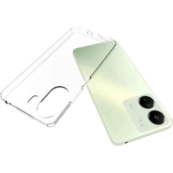 Capa Xiaomi Redmi 13C Silicone Premium - Cristal Transparente