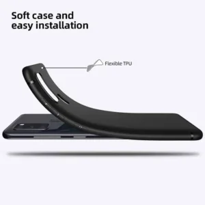 Capa Samsung Galaxy A21s Silicone Premium Preta - Image 3