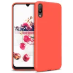 Capa Huawei Silicone Líquido Vermelho