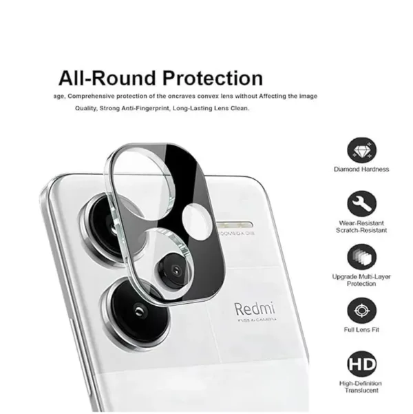 Película de Vidro Câmera Traseira Xiaomi Redmi Note 13 Pro+ 5G