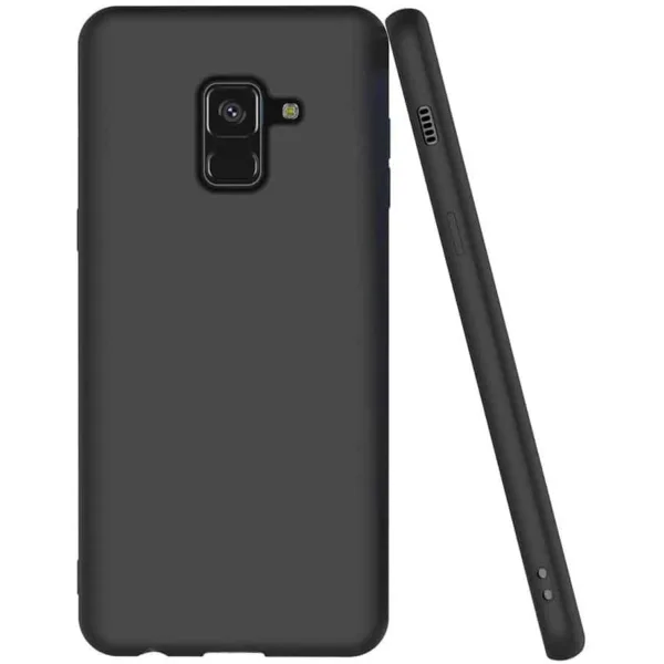 Capa Samsung Galaxy A8 2018 Silicone Premium - Preto