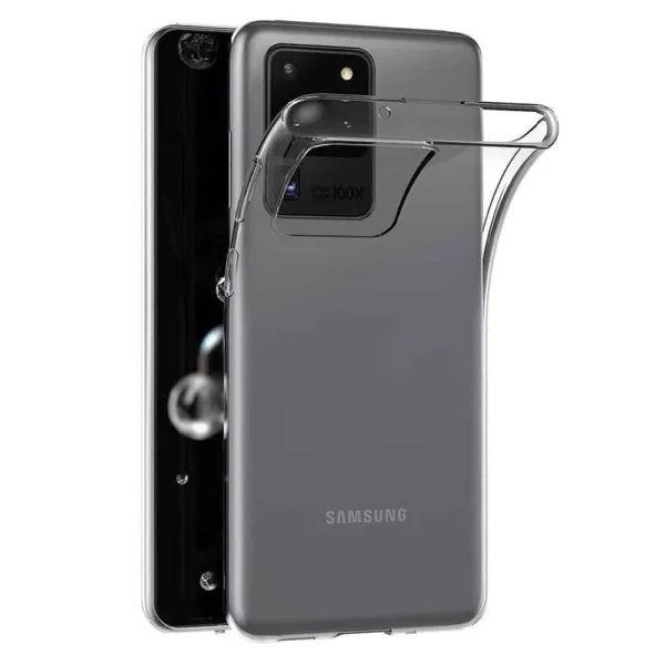 51w85coVYhL._AC_SL1000_.jpg Capa Samsung Galaxy S20 Ultra Silicone Premium - Cristal Transparente