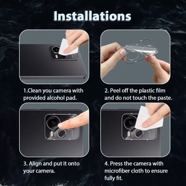 Película de Vidro Câmera Traseira Xiaomi Redmi Note 12 5G