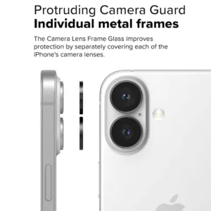 Película de Vidro Temperado Câmera Traseira iPhone 16 Plus - HD