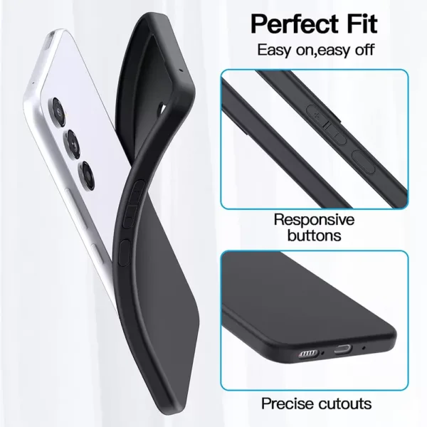 Capa Samsung Galaxy A35 5G Silicone Premium Preto
