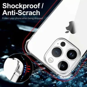 Capa iPhone 14 Pro Max Anti-Choque Cristal Transparente