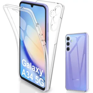 Capa 360 Samsung Galaxy A34 5G - Full Cover Transparente