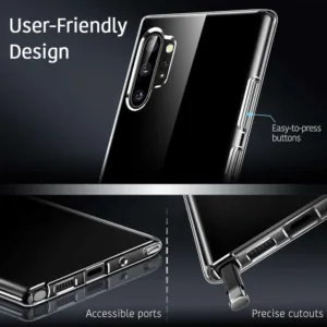 Capa Samsung Galaxy Note 10 Plus Silicone Premium Transparente - Image 5