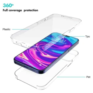Capa 360 iPhone 16 Pro - Full Cover Transparente