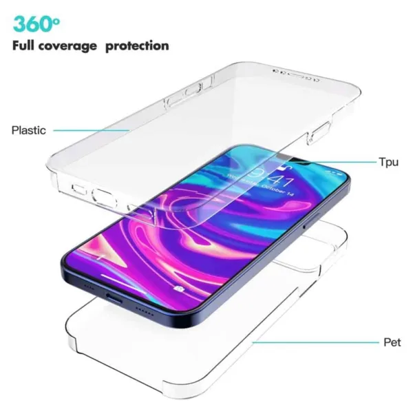 Capa 360 iPhone 17 Air - Full Cover Transparente