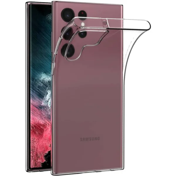 61Sn18yI9JL._AC_SL1500_.jpg Capa Samsung Galaxy S22 Ultra Silicone Premium - Cristal Transparente