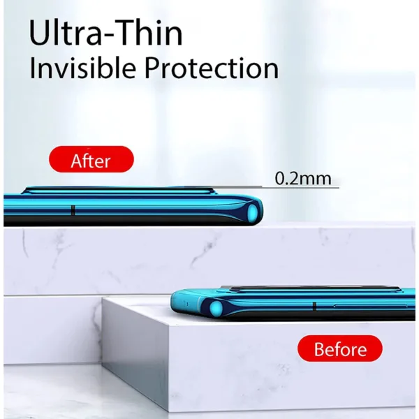 Película de Vidro Temperado Câmera Traseira Samsung Galaxy A04S - Premium Preto