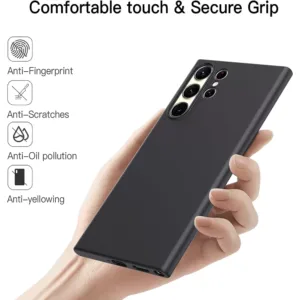 Capa Samsung Galaxy S24 Ultra Silicone Ultrafino - Preto