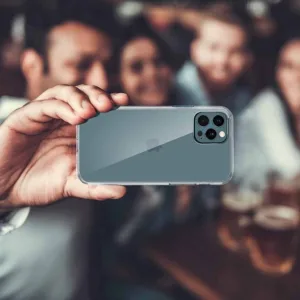 Capa iPhone 12 Pro Max Silicone Premium - Cristal Transparente