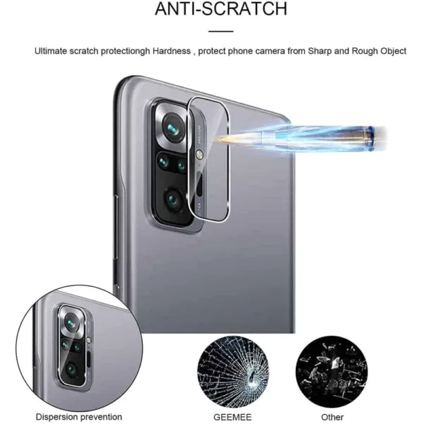 Película de Vidro Temperado Câmera Traseira Xiaomi Redmi Note 10 Pro | 10 Pro Max