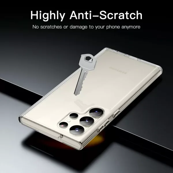 Capa Samsung Galaxy S23 Ultra Silicone Premium - Cristal Transparente