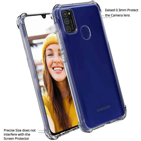 Capa Samsung Galaxy A21S Anti Choque - Transparente