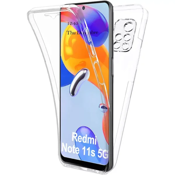 Capa 360 Xiaomi Redmi Note 11S 5G - Full Cover Transparente