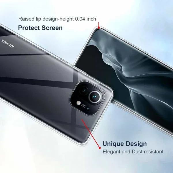 Capa Xiaomi Mi 11 Lite 4G&5G Silicone Ultrafino - Transparente