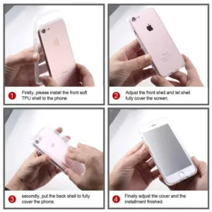 Capa 360 Samsung Galaxy J6 Plus - Full Cover Transparente - Image 5