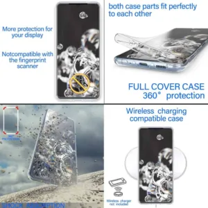 Capa 360 Xiaomi Mi 10T Pro 5G - Full Cover Transparente - Image 3