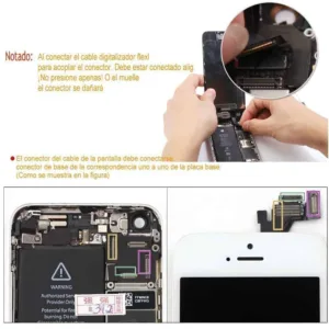 Ecrã Display LCD Para iPhone 6 Branco A1586/A1549