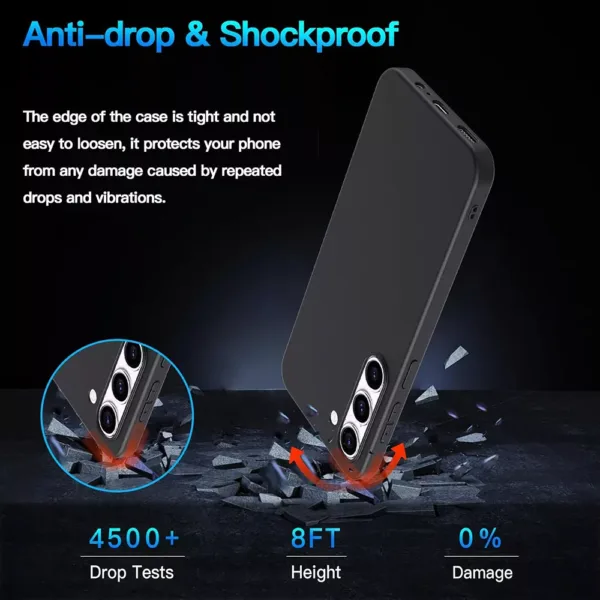 Capa Samsung Galaxy S24 Plus Silicone Ultrafino - Preto