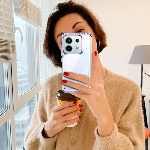 Capa Xiaomi Poco M6 Pro 4G Anti Choque - Transparente
