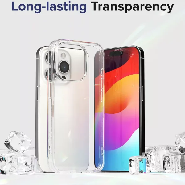 Capa iPhone 15 Pro Max Silicone Premium - Cristal Transparente