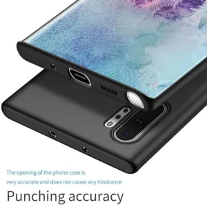Capa Samsung Galaxy Note 10 Silicone Premium Preto - Image 5