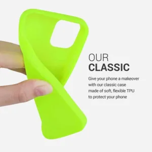 Capa iPhone 12 Silicone Premium Verde - Image 3