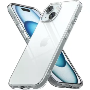 Capa iPhone 15 Silicone Premium - Cristal Transparente