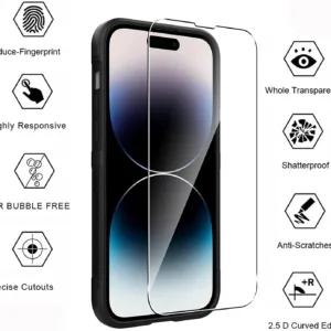Película de Vidro Temperado 9H Compatível com Samsung Galaxy A57 5G