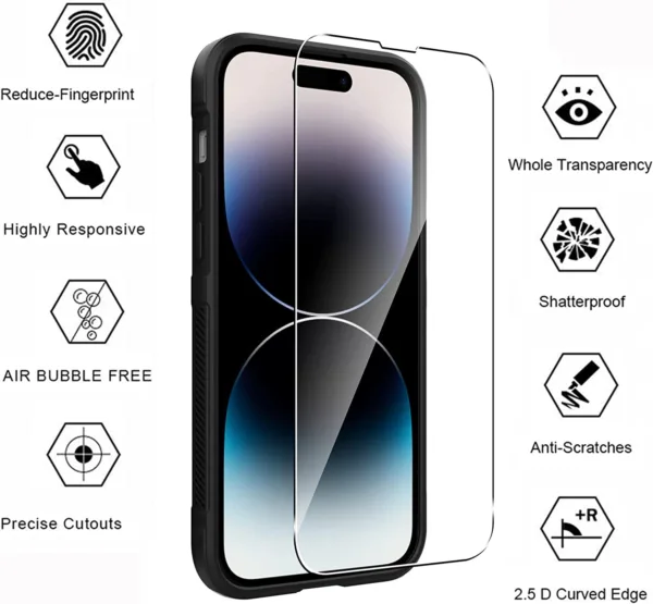 Película de Vidro Temperado 9H Compatível com Samsung Galaxy A57 5G
