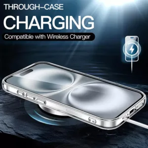Capa iPhone 16 Silicone Premium - Cristal Transparente
