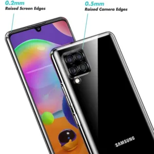 Capa Samsung Galaxy A12 | M12 Silicone Premium - Cristal Transparente