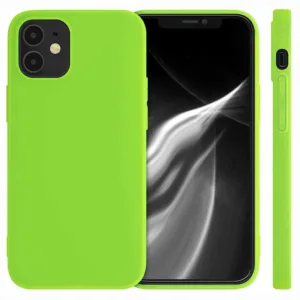 Capa iPhone 12 Silicone Premium Verde - Image 2