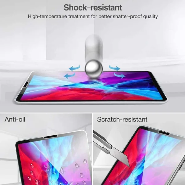 Película de Vidro Temperado iPad Pro (2022 | 2021 | 2020 | 2018) 12,9″ - Super Transparente